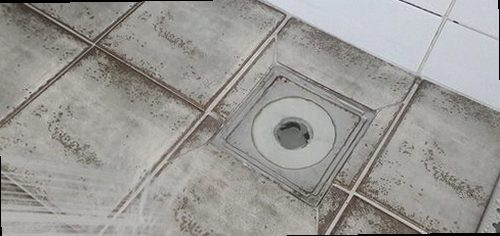 광주 경안동 하수구막힘 배수구 주변에 물이 고여 있는 처치 전 상태