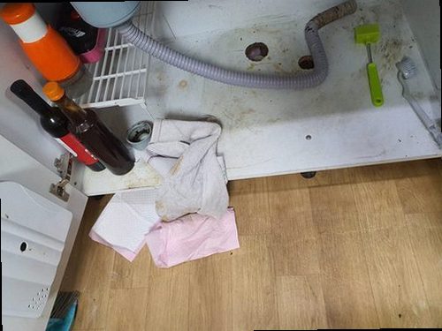 광주 능평동 하수구막힘 배관 내부 상태를 확인하는 현장 점검 모습